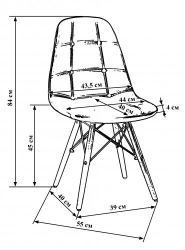 Стул Eames Style DSW Eco LMZL-301